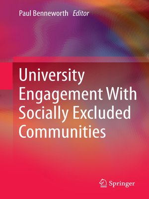 cover image of University Engagement With Socially Excluded Communities